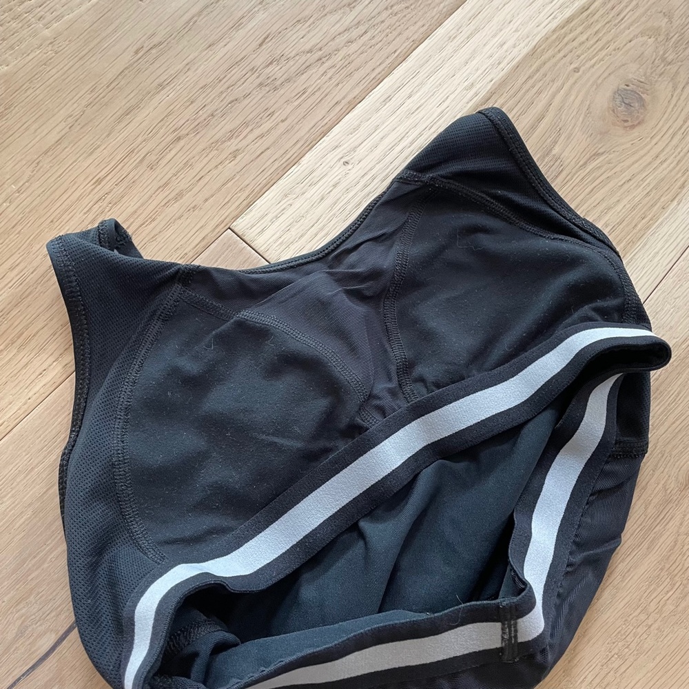 NIKE Racerback DRIFIT Athletic Tank Top with Shelf Bra Black - Picture 5 of 6